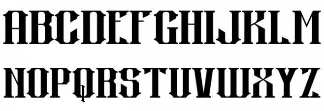 Black Oval フォント 小文字