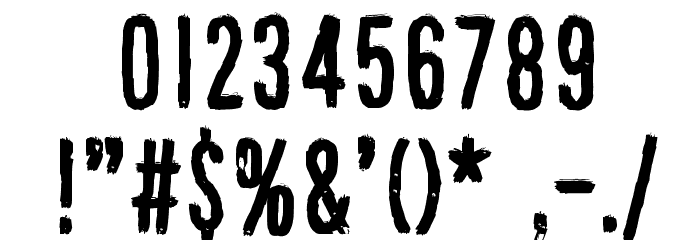 Black Owl Font OTHER CHARS