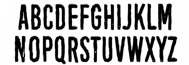 Black Owl Caratteri MINUSCOLO