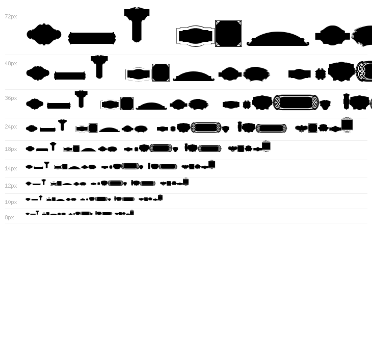 Black Panels Free Regular Waterfall