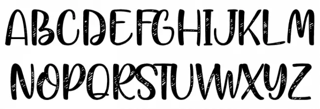 Black Parade - Personal Use Caratteri MAIUSCOLE