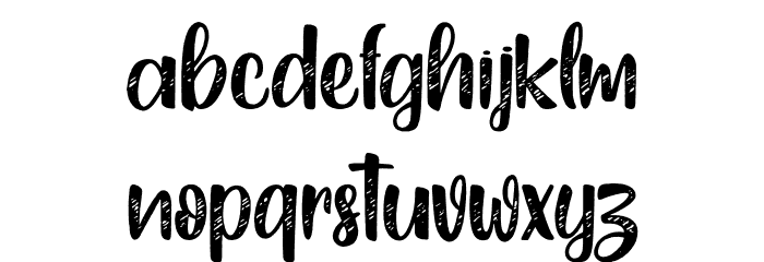 Black Parade - Personal Use Font LOWERCASE