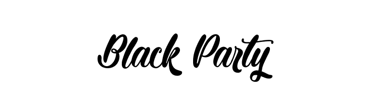 Black Party  免费字体下载