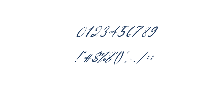 Black Pearl Italic Other Characters