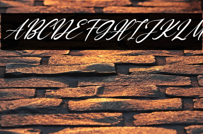 Black Pearl Italic Example 1