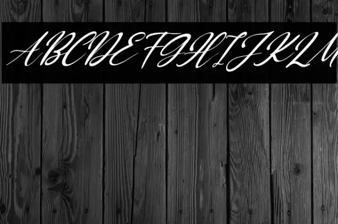 Black Pearl Italic Font examples