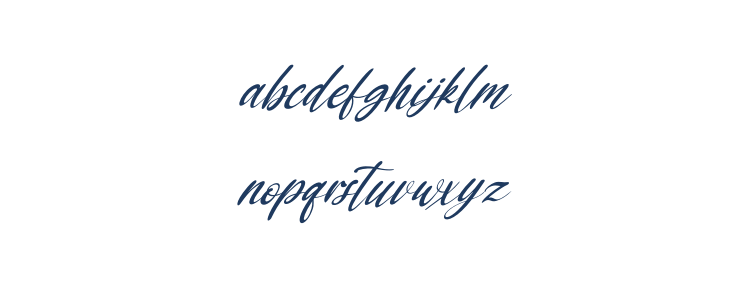 Black Pearl Italic Lowercase