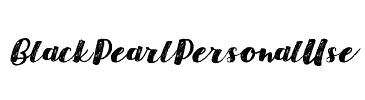 Black Pearl Personal Use  Free Fonts Download