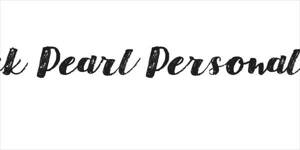 Black Pearl Personal Use Logo