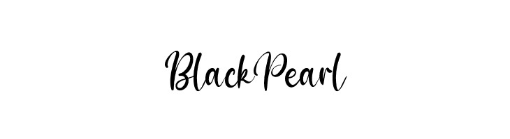 Black Pearl  Frei Schriftart Herunterladen