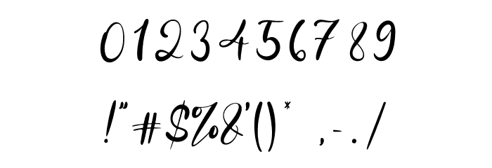Black Pearl Font OTHER CHARS
