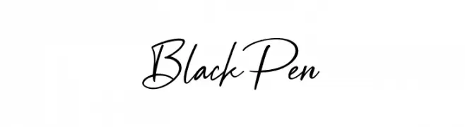 Black Pen  Fuentes Gratis Descargar