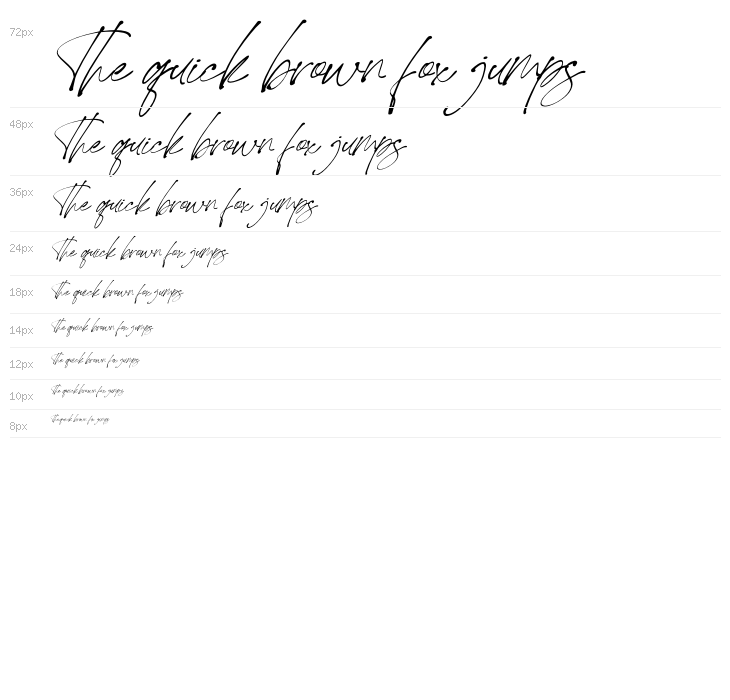 Black Phantom PERSONAL USE ONLY Italic Waterfall