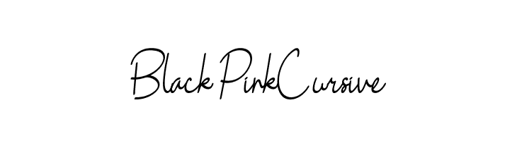 Black Pink Cursive  font caratteri gratis