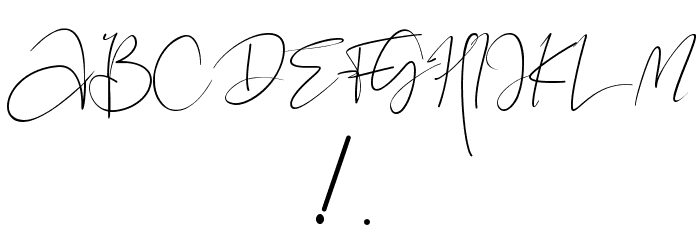 Black Pink Signature Font OTHER CHARS
