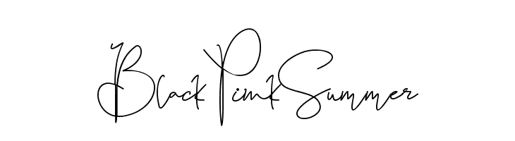 Black Pink Summer  les polices de caractères gratuit tlcharger
