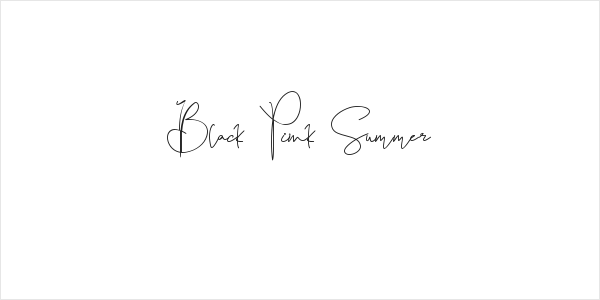 Black Pink Summer Logo