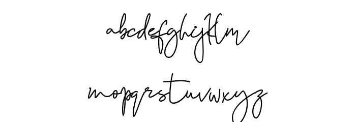 Black Pink Summer Font LOWERCASE