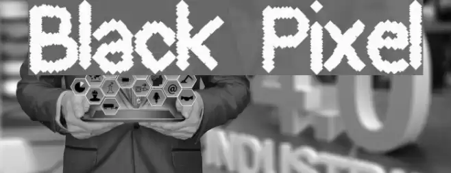 Black Pixel Font examples