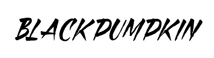 Black Pumpkin  les polices de caractères gratuit tlcharger