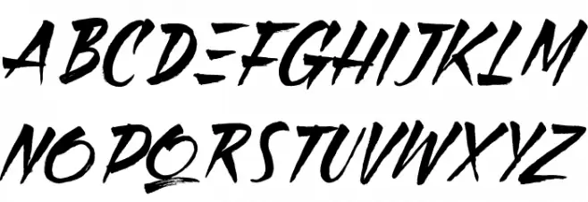 Black Pumpkin フォント 小文字