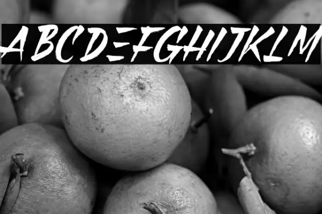 Black Pumpkin Font examples