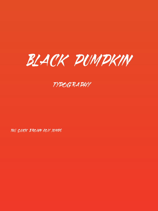 Black Pumpkin Poster
