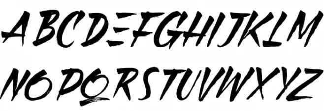 Black Pumpkin Caratteri MINUSCOLO