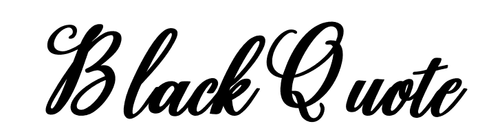 Black Quote  フリーフォントのダウンロード