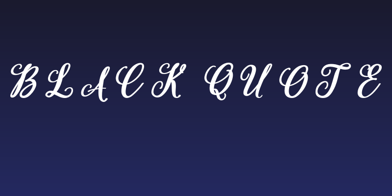 Black Quote Social Header