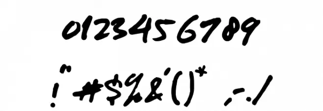 Black Racer Font OTHER CHARS