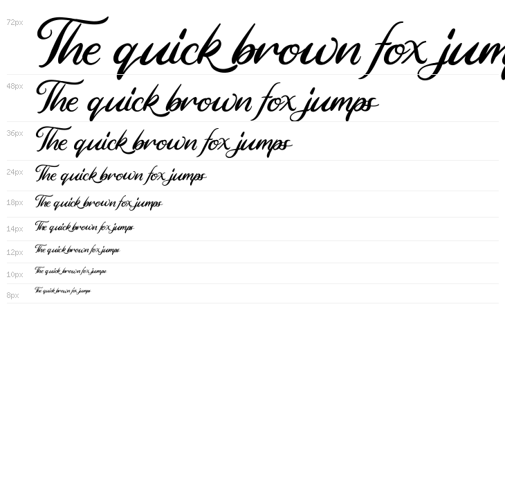 Black Rainbow Script FREE Waterfall