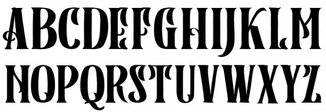 Black Rainbow Serif FREE خط أحرف صغيرة