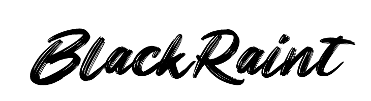 Black Raint  नि: शुल्क फ़ॉन्ट्स डाउनलोड