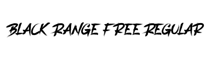Black Range Free Regular  Frei Schriftart Herunterladen