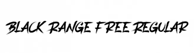 Black Range Free Regular  Frei Schriftart Herunterladen