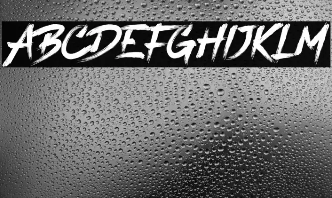 Black Range Free Regular Font examples