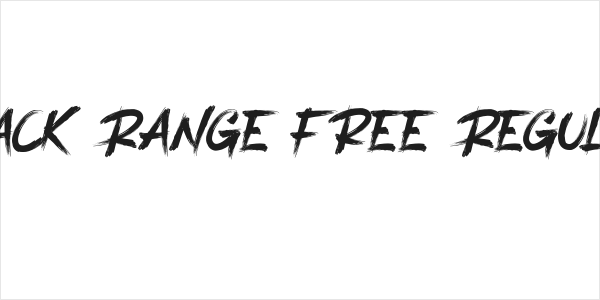 Black Range Free Regular Logo