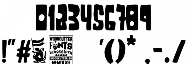 Black Rat Institute Font OTHER CHARS