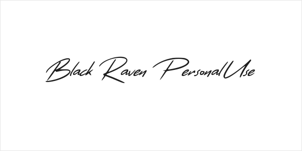 Black Raven Personal Use Logo