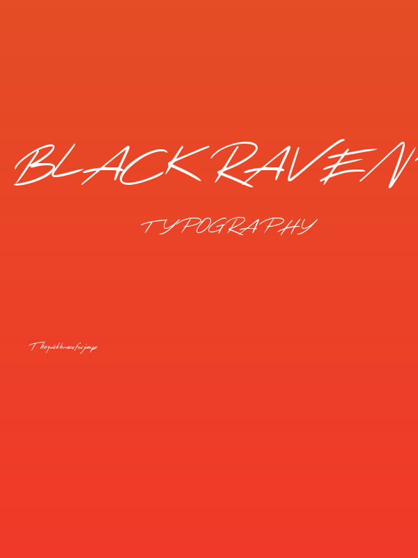 Black Raven Personal Use Poster