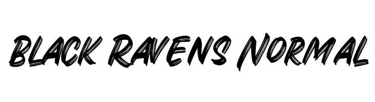 Black Ravens Normal  لخطوط تنزيل