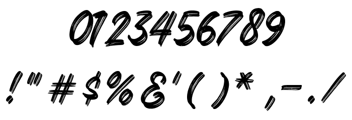 Black Ravens Normal Font OTHER CHARS