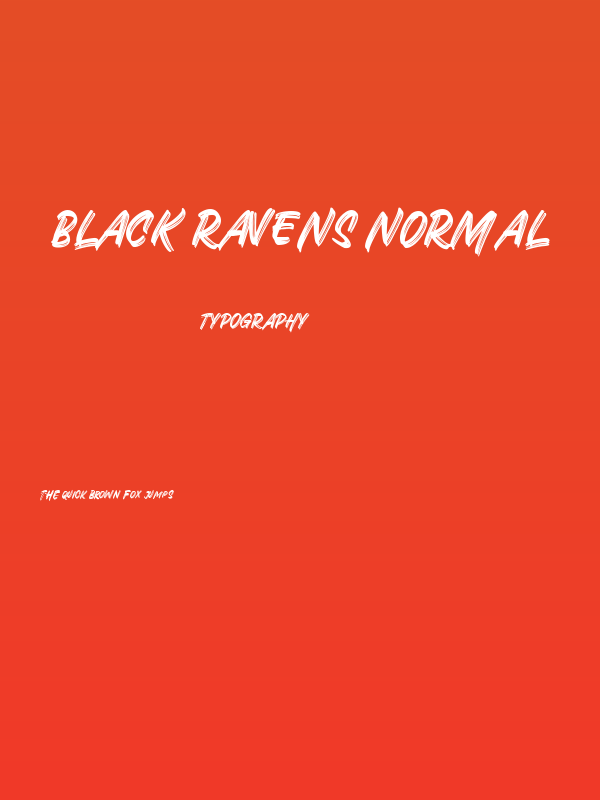 Black Ravens Normal Poster