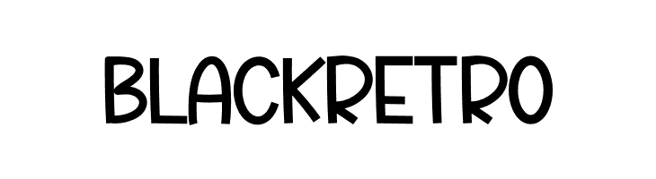 Black Retro  Free Fonts Download