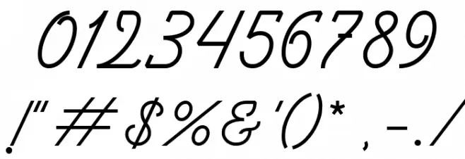 Black Roasters 1 Font OTHER CHARS