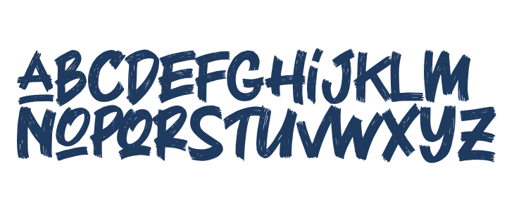 Black Rocker Lowercase