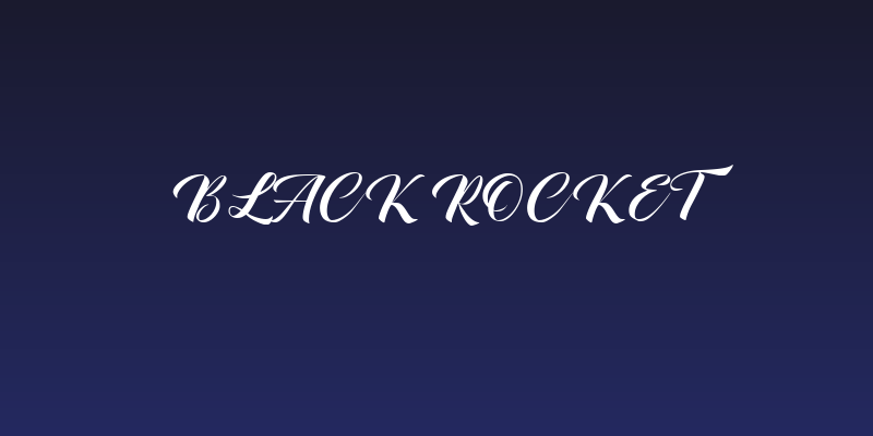 Black Rocket Social Header