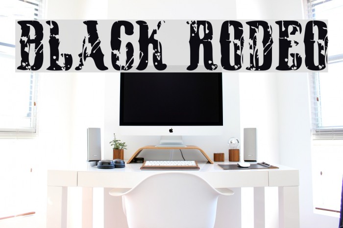 Black Rodeo Font examples