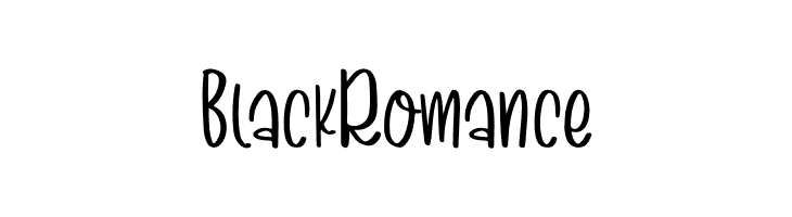 Black Romance  Fuentes Gratis Descargar
